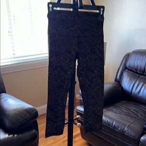 Lululemon Align Crop 21-Brown Patterned Leggings